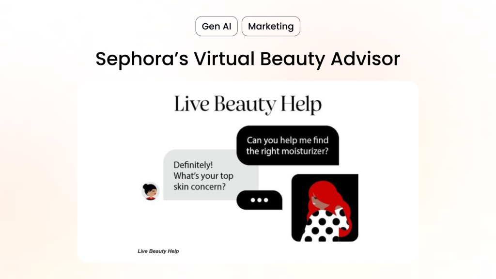 Example of Sephora Virtual Beauty Advisor